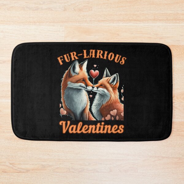 Item preview, Fur-larious Valentines. fox watercolor designed and sold by FoxVibes.