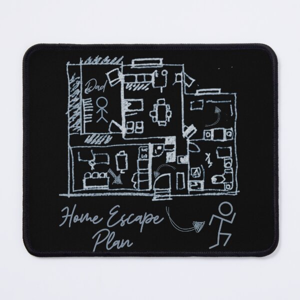 Item preview, Home Escape Plan designed and sold by Psycho-Crazy.
