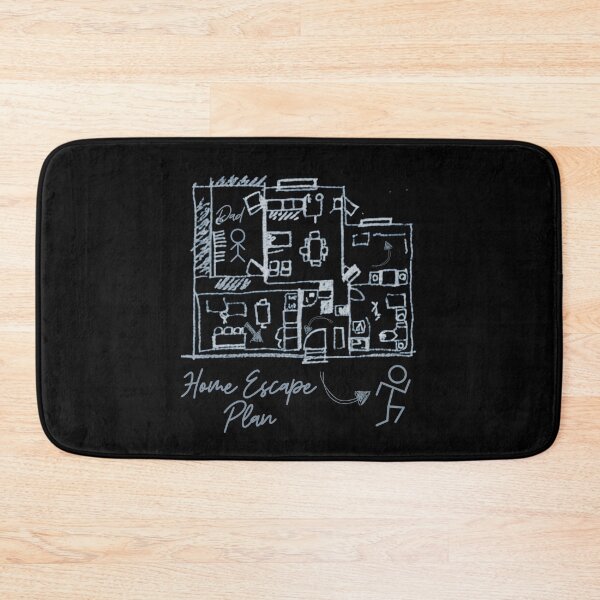 Item preview, Home Escape Plan designed and sold by Psycho-Crazy.
