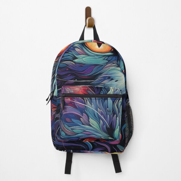 Item preview, Cosmic Feline: Surreal Psychedelic Cat Portrait designed and sold by pooshda.