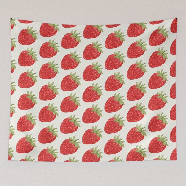 Item preview, Whole strawberry illustration with colored pencil texture. Strawberry isolated on transparent background designed and sold by AlarconStudio.