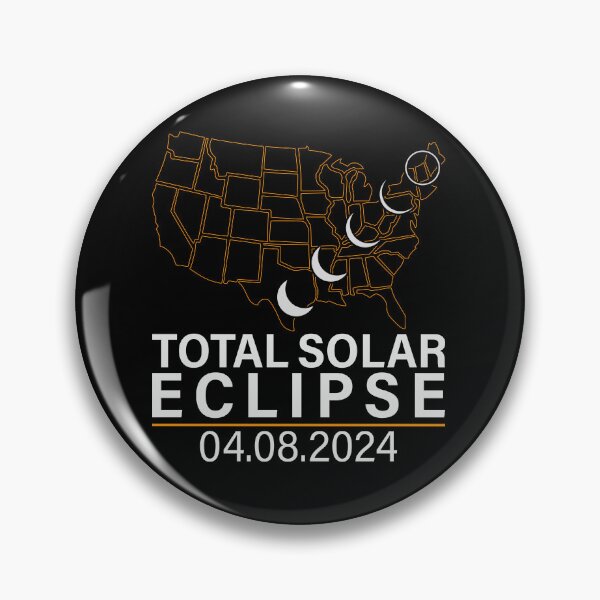 Artikelvorschau, Totale Sonnenfinsternis 4 8 2024 entworfen und verkauft von ArtMeetsPizza.