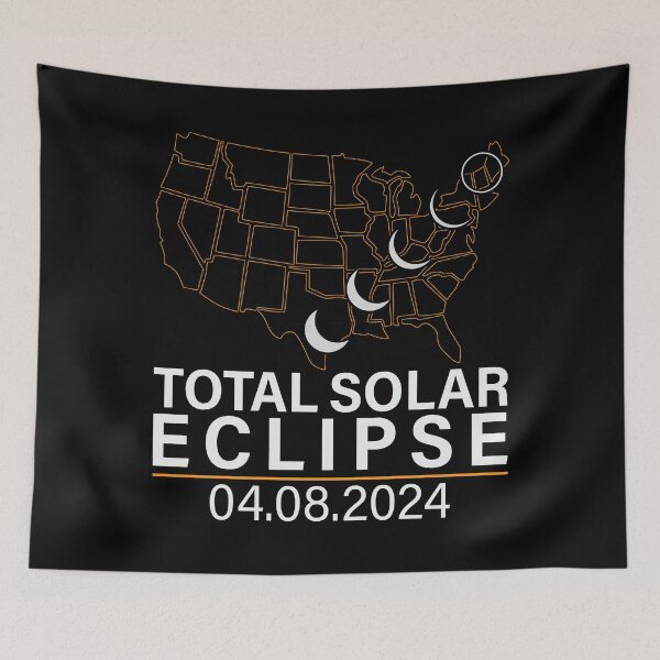 Item preview, Total Solar Eclipse 4 8 2024 designed and sold by ArtMeetsPizza.