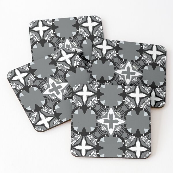 Item preview, Geo Grey Dots 4 designed and sold by Ldydesign.