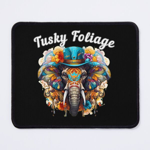 Item preview, Tusky Foliage designed and sold by ElephantVibes.