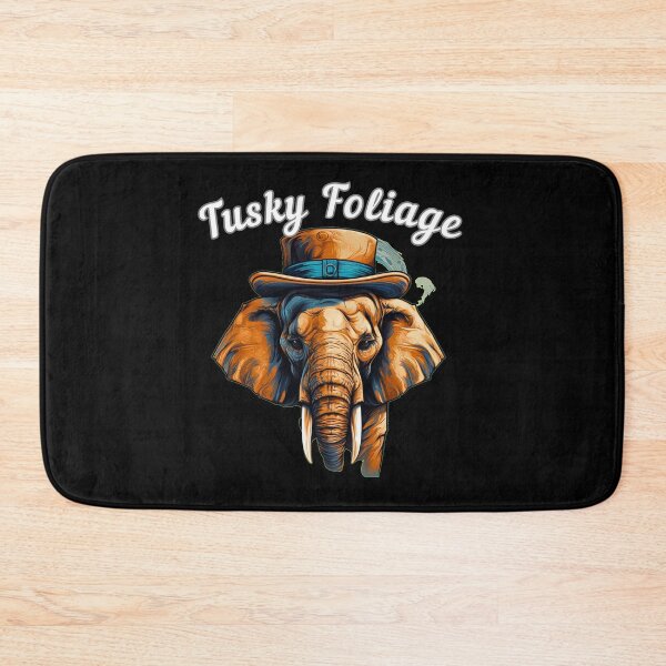 Item preview, Tusky Foliage. watercolor elephant designed and sold by ElephantVibes.