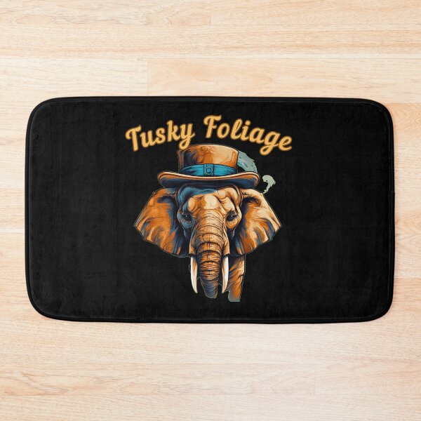 Item preview, Tusky Foliage. adorable elephant designed and sold by ElephantVibes.