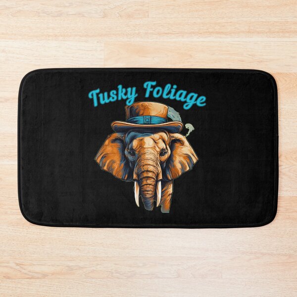 Item preview, Tusky Foliage. happy elephant designed and sold by ElephantVibes.