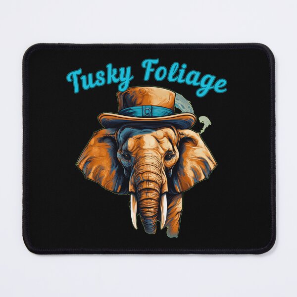 Item preview, Tusky Foliage. happy elephant designed and sold by ElephantVibes.