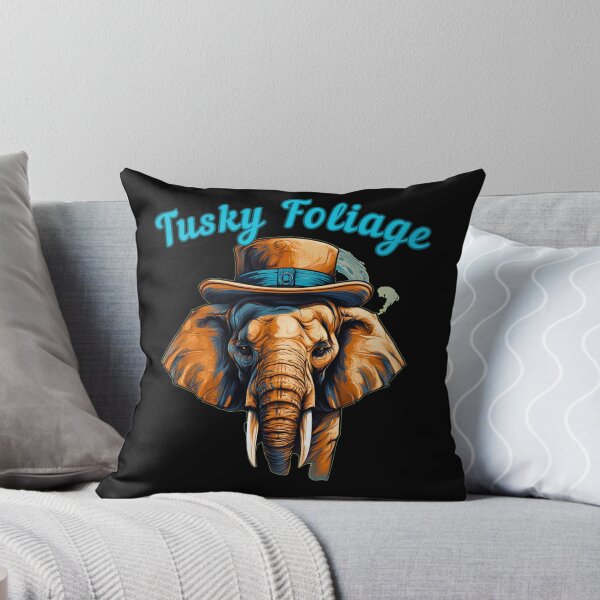 Item preview, Tusky Foliage. happy elephant designed and sold by ElephantVibes.
