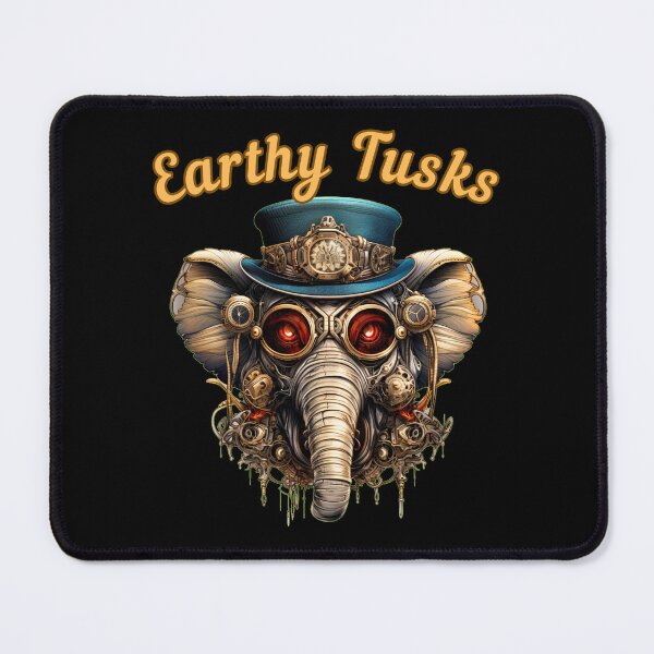 Item preview, Earthy Tusks. funny elephant designed and sold by ElephantVibes.