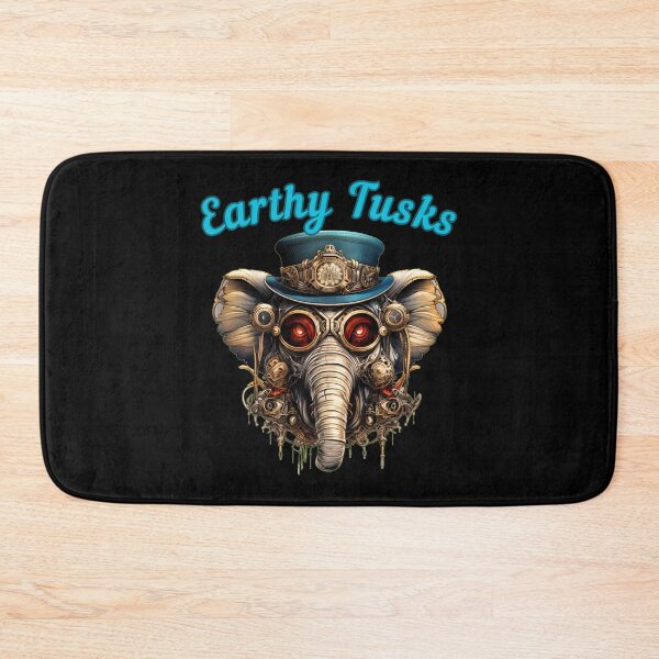 Item preview, Earthy Tusks. colorful elephant designed and sold by ElephantVibes.