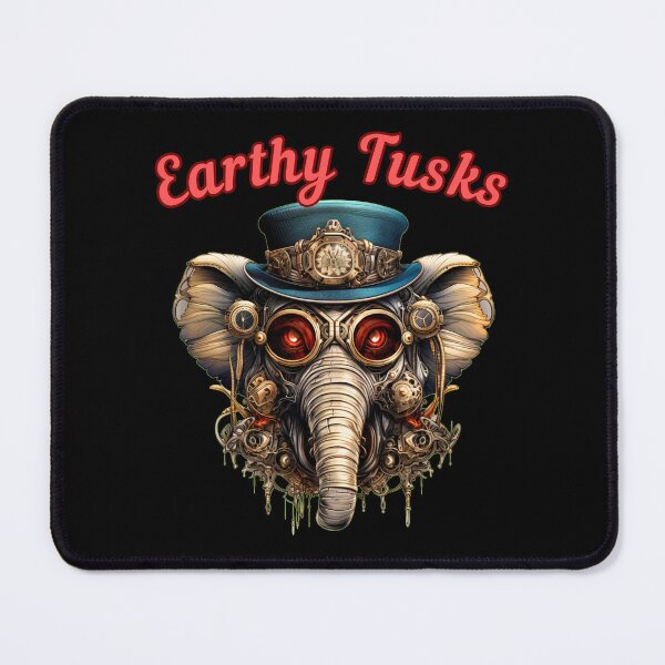 Item preview, Earthy Tusks. elephant head designed and sold by ElephantVibes.