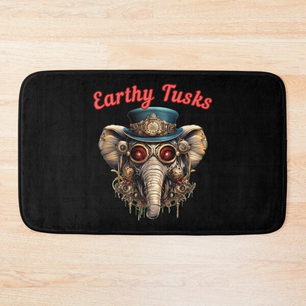 Item preview, Earthy Tusks. elephant head designed and sold by ElephantVibes.
