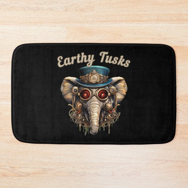 Item preview, Earthy Tusks. elephant face designed and sold by ElephantVibes.