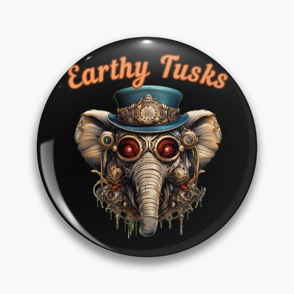 Item preview, Earthy Tusks. surreal elephant designed and sold by ElephantVibes.