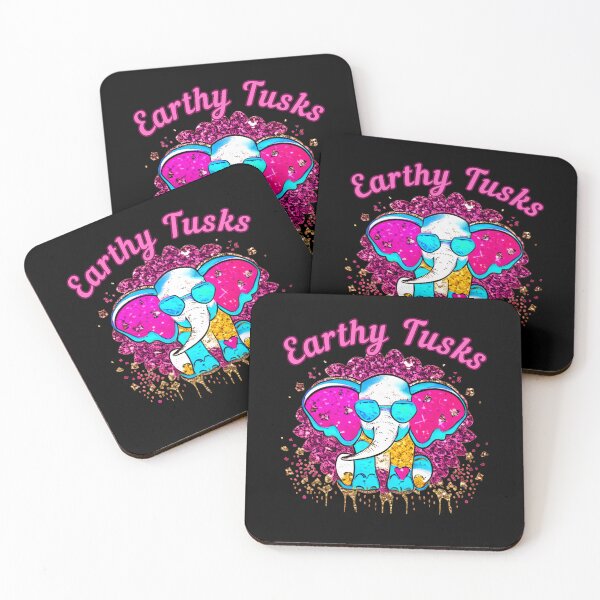 Item preview, Earthy Tusks. elephant quote designed and sold by ElephantVibes.