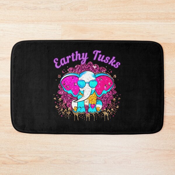 Item preview, Earthy Tusks elephant quote designed and sold by ElephantVibes.