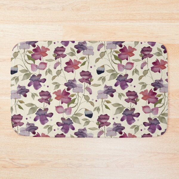 Item preview, Esme – Burgundy & Red on Cream designed and sold by Elizabeth Becker.