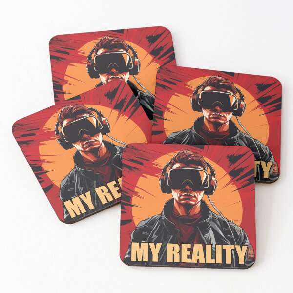 Item preview, Virtual Reality is MY reality - VR guy comic style designed and sold by GirlyGamerAU.