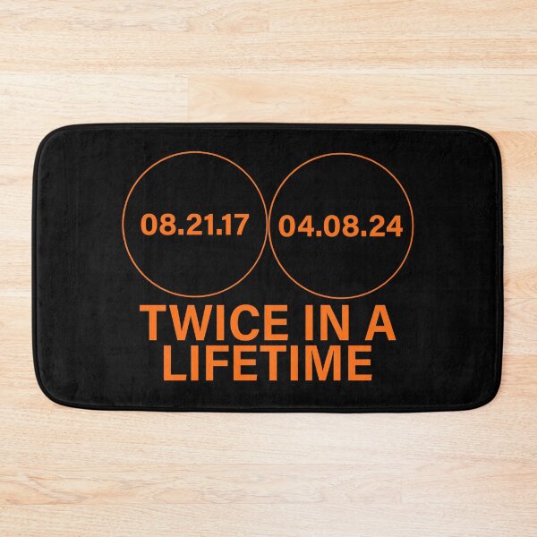 Item preview, Twice In A Lifetime Solar Eclipse 2017 2024 designed and sold by ArtMeetsPizza.