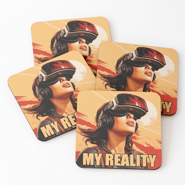 Item preview, Virtual Reality is MY reality - VR girl comic style designed and sold by GirlyGamerAU.