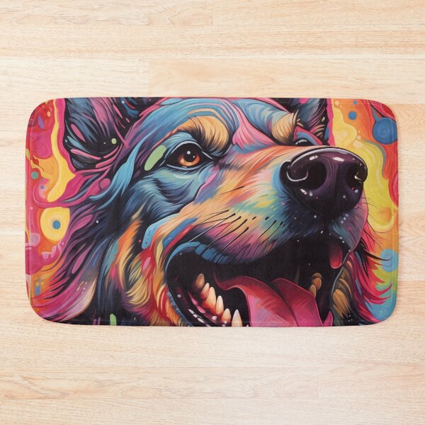 Item preview, Kaleidoscope K9: Surreal German Shepherd Portrait designed and sold by pooshda.