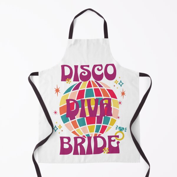 Item preview, Disco Diva Bride 70s Retro Groovy Bachelorette designed and sold by Got2BSnazzy.