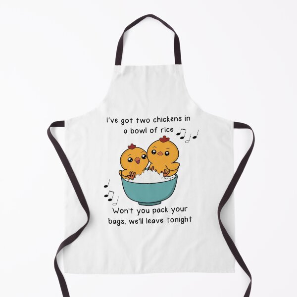 Item preview, Two chickens in a bowl of rice misheard lyrics designed and sold by toadwithbooks.