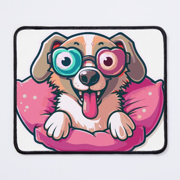 Item preview, Dog Carzy Pastel color designed and sold by ArtsmileConcept.