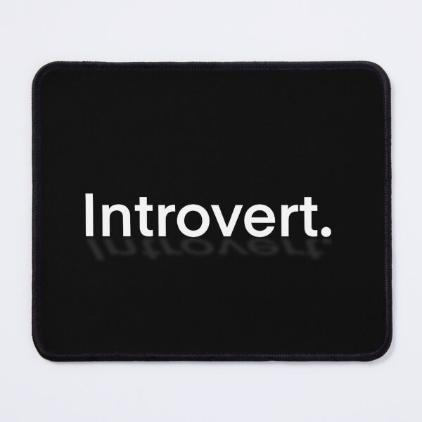 Item preview, Introvert. White Lettering simple minimalist designed and sold by AMGraphicStudio.