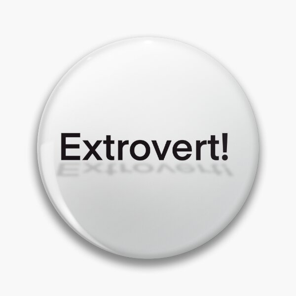 Item preview, Extrovert. Black Lettering simple minimalist designed and sold by AMGraphicStudio.