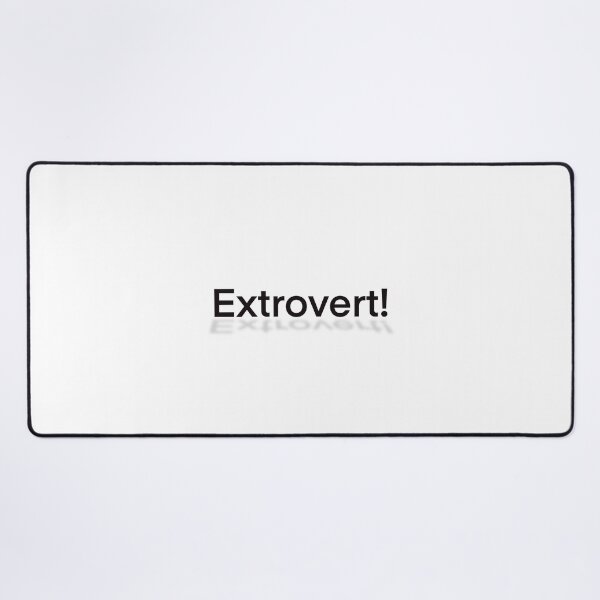 Item preview, Extrovert. Black Lettering simple minimalist designed and sold by AMGraphicStudio.