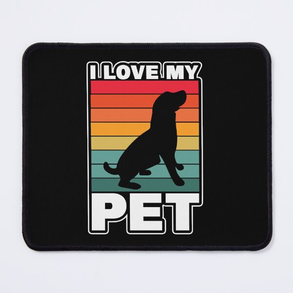 Item preview, I Love My Pet Dog Graphic Tee – Wear Your Heart on Your Sleeve! designed and sold by WaggingTails97.