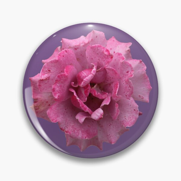 Item preview, Pink or Purple Speckled Rose on Dark Violet designed and sold by STHogan2.