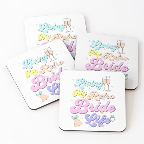 Item preview, Living My Retro Bride Life 70s Bride Groovy Wedding Theme designed and sold by Got2BSnazzy.