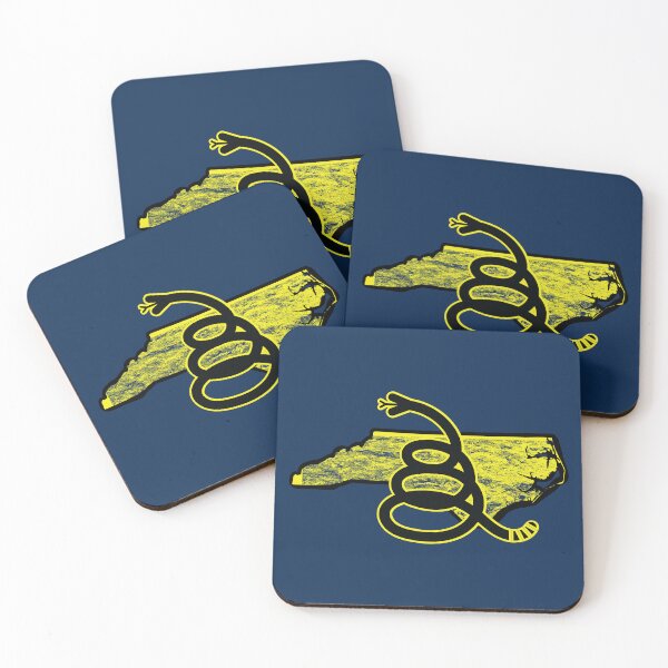 Item preview, DONT TREAD ON ME - Modern Gadsden Snake Flag NORTH CAROLINA designed and sold by pelagio.