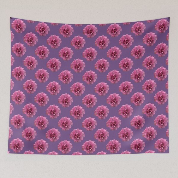 Item preview, Pink or Purple Speckled Rose on Dark Violet designed and sold by STHogan2.