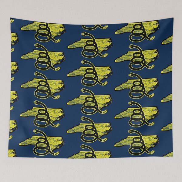 Item preview, DONT TREAD ON ME - Modern Gadsden Snake Flag NORTH CAROLINA designed and sold by pelagio.