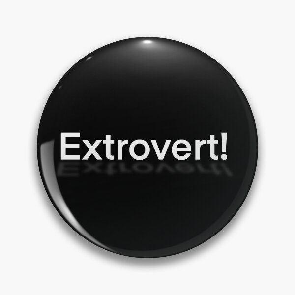 Item preview, Extrovert. White Lettering simple minimalist designed and sold by AMGraphicStudio.