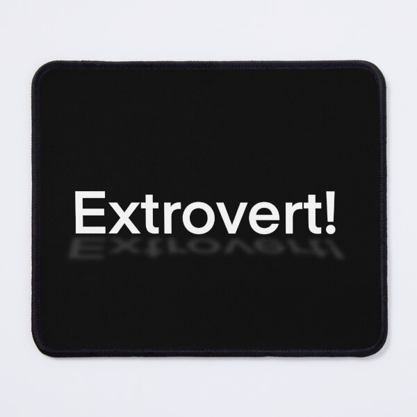 Item preview, Extrovert. White Lettering simple minimalist designed and sold by AMGraphicStudio.