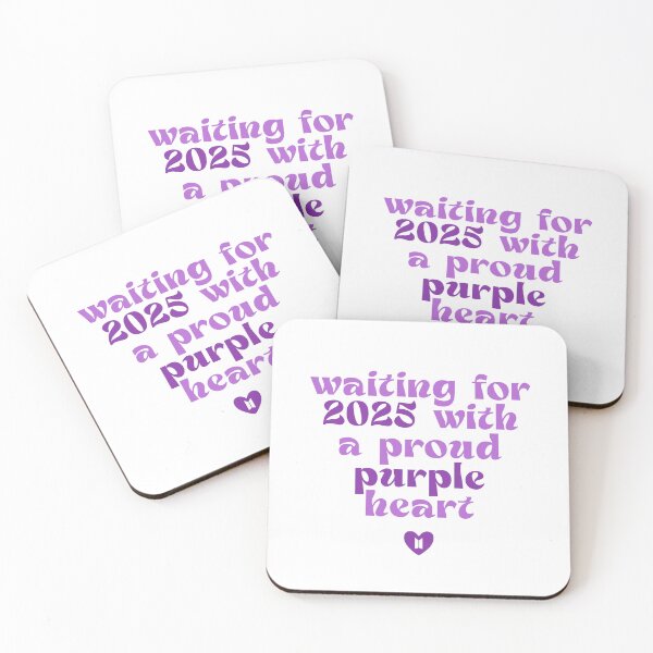 Item preview, purple heart bts army designed and sold by klover-world.