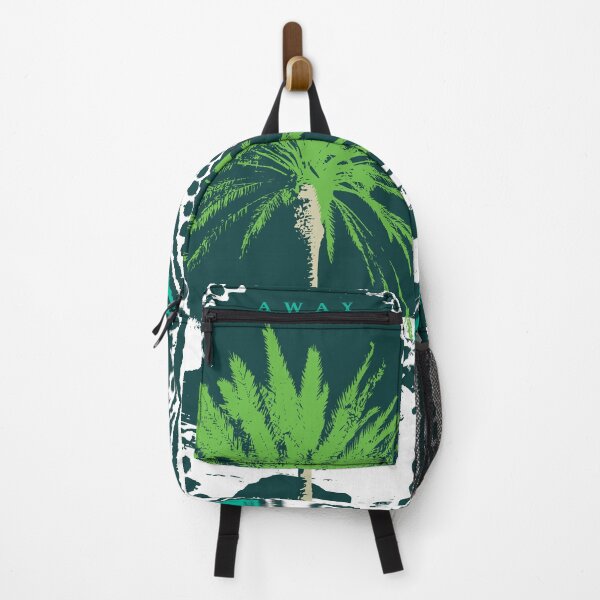Item preview, AWAY vintage palmy paradise surfin birds island palm designed and sold by Luzi Illustrella.