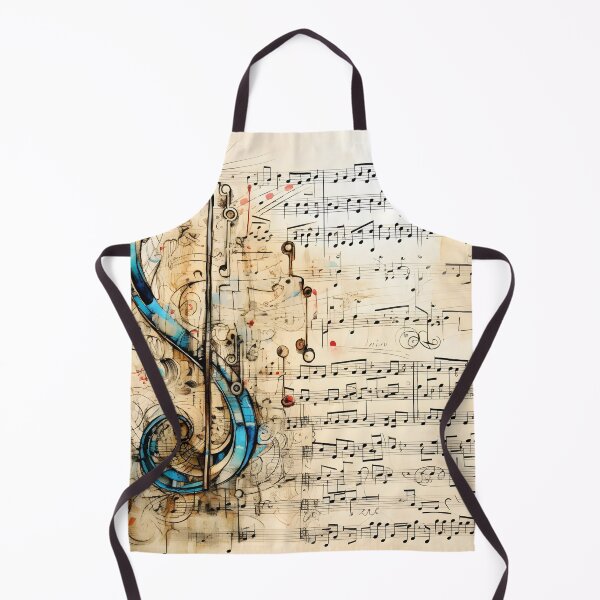 Item preview, Abstract doodle of a music sheet with notes designed and sold by dcrc.