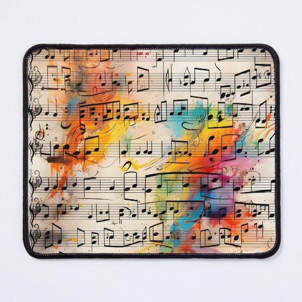 Item preview, abstract doodle of a music sheet with notes designed and sold by dcrc.