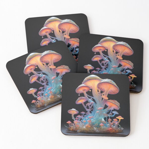 Item preview, Magic Mushrooms with the Light of Consciousness designed and sold by TheGlassPortal.
