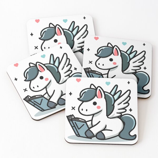 Item preview, Cute Pegasus Reading designed and sold by BluRockDesigns.