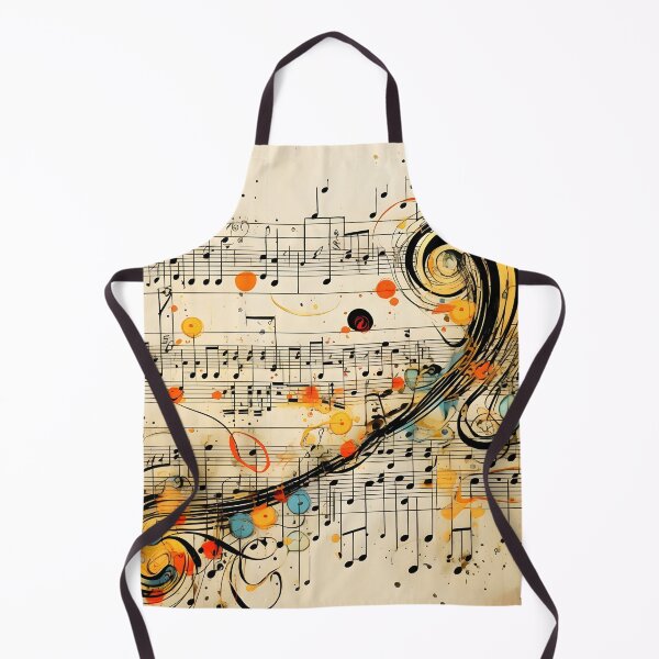 Item preview, abstract doodle of a music sheet with notes designed and sold by dcrc.
