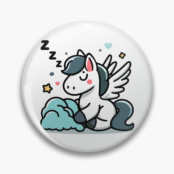 Item preview, Cute Pegasus Sleeping designed and sold by BluRockDesigns.