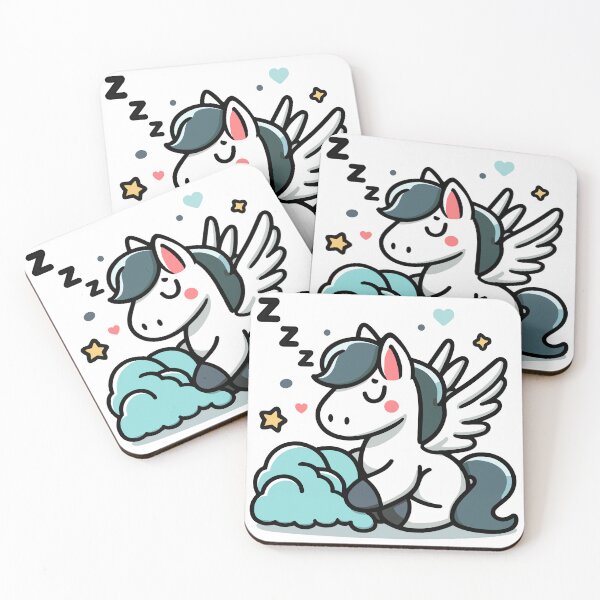 Item preview, Cute Pegasus Sleeping designed and sold by BluRockDesigns.